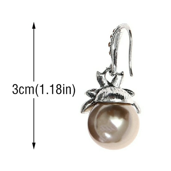 2 for $25 Flower and Pearl Style Earring - Picture 3 of 4